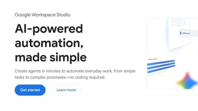 Google introduces Workspace Studio to simplify routine workflows with personalized AI automation (Google) Google introduces Workspace Studio to simplify routine workflows with personalized AI automation (Google)