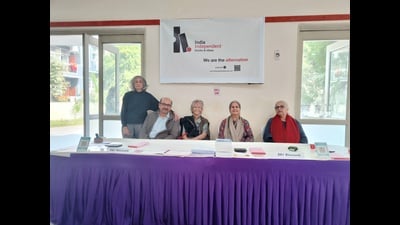 Independent publishers at the event (from left): Ritu Menon, Manish Purohit, Mandira Sen, Indira Chandrasekhar, Radhika Menon (Courtesy India Independent Books and Ideas) Independent publishers at the event (from left): Ritu Menon, Manish Purohit, Mandira Sen, Indira Chandrasekhar, Radhika Menon (Courtesy India Independent Books and Ideas)