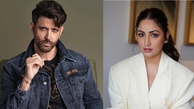 Hrithik Roshan and Yami Gautam Hrithik Roshan and Yami Gautam