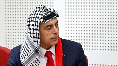Ambassador of the State of Palestine to India, Abdullah Abu Shawesh, criticised the United Nations for only offering words in support of Palestine, expressing his dismay over the organisation's lack of action. (PTI File) Ambassador of the State of Palestine to India, Abdullah Abu Shawesh, criticised the United Nations for only offering words in support of Palestine, expressing his dismay over the organisation's lack of action. (PTI File)