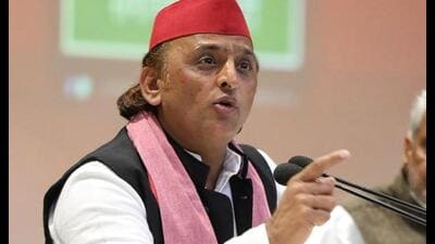 Samajwadi Party chief Akhilesh Yadav. (HT file)