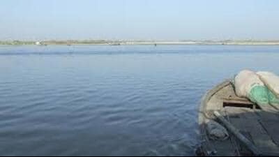 The ₹809-crore project began on February 1, 2024 (Ganga river) The ₹809-crore project began on February 1, 2024 (Ganga river)