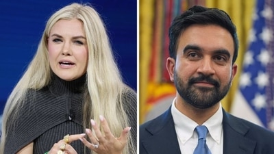 Erika Kirk reacts to Zohran Mamdani having significant share of women supporters ((Photo by Michael M. Santiago / GETTY IMAGES NORTH AMERICA / Getty Images via AFP, AP Photo/Evan Vucci, File)) Erika Kirk reacts to Zohran Mamdani having significant share of women supporters ((Photo by Michael M. Santiago / GETTY IMAGES NORTH AMERICA / Getty Images via AFP, AP Photo/Evan Vucci, File))