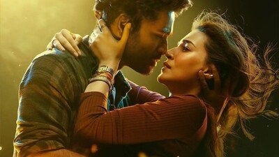 Tere Ishk Mein box office collection day 6: Dhanush and Kriti Sanon in a still from the film. Tere Ishk Mein box office collection day 6: Dhanush and Kriti Sanon in a still from the film.