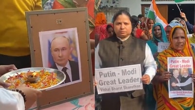 Putin is scheduled to touchdown in New Delhi around 6:35 PM on Thursday. (X/@ANI) Putin is scheduled to touchdown in New Delhi around 6:35 PM on Thursday. (X/@ANI)