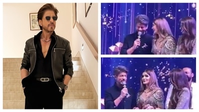 A video of Shah Rukh Khan's exchange with the guest at the wedding has surfaced on social media. A video of Shah Rukh Khan's exchange with the guest at the wedding has surfaced on social media.