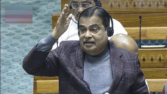 The road crash death toll for 2024 was shared by Union road transport minister Nitin Gadkari . (Sansad TV)