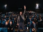 Ankit Siwach watches 120 Bahadur with students and teachers of his Alma mater