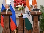 PM Modi and Russian President Putin addressed a joint press meet on Friday. 