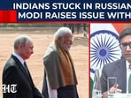 PM Modi used his talks with Russian President Vladimir Putin to push for the urgent release and evacuation of Indian nationals trapped in Russian military service. PM Modi used his talks with Russian President Vladimir Putin to push for the urgent release and evacuation of Indian nationals trapped in Russian military service.