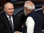 Russian President Vladimir Putin shakes hands with Prime Minister Narendra Modi ahead of their meeting at Hyderabad House in New Delhi on Friday (REUTERS) Russian President Vladimir Putin shakes hands with Prime Minister Narendra Modi ahead of their meeting at Hyderabad House in New Delhi on Friday (REUTERS)