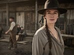 The Abandons features Lena Headey and Gillian Anderson in the lead.(X/@Netflix)