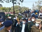 The Dhanbad district administration confirmed two deaths and declared the area a high-risk zone requiring immediate relocation. (HT Photo)