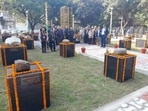 The rock garden inaugurated in Lucknow on Friday (HT Photo)
