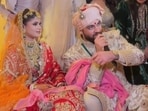 Mayank and Diya, the couple in the viral video.