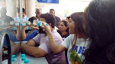 Mumbai, Dec 05 (ANI): Chaos at the Ticketing counter at Mumbai Airport as IndiGo’s flight disruptions continue, in Mumbai on Friday. (ANI Video Grab) (ANI Video Grab) Mumbai, Dec 05 (ANI): Chaos at the Ticketing counter at Mumbai Airport as IndiGo’s flight disruptions continue, in Mumbai on Friday. (ANI Video Grab) (ANI Video Grab)