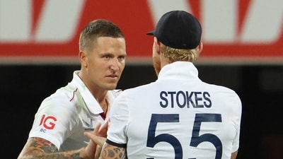 For England's bowling department, Brydon Carse took three wickets. (REUTERS)