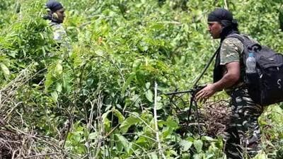 The encounter began around 9am on Wednesday in Kachilwar and Potenar villages and continued till 8am on Thursday. (Representative file photo) The encounter began around 9am on Wednesday in Kachilwar and Potenar villages and continued till 8am on Thursday. (Representative file photo)