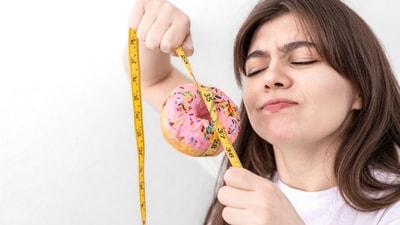 Sugar is not a food; it's a deposit slip to your fat locker. Whether it's gulab jamun or cold coffee, everything is just fat for the body. (Freepik) Sugar is not a food; it's a deposit slip to your fat locker. Whether it's gulab jamun or cold coffee, everything is just fat for the body. (Freepik)