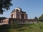 A view of the tomb of Abdur Rahim Khan-i-Khanan, also known as Rahim, in Nizamuddin, New Delhi. (Vipin Kumar/HT PHOTO)