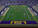 A woman was allegedly handcuffed at LSU game. A woman was allegedly handcuffed at LSU game.