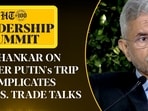 Jaishankar on whether Putin's India visit complicates US trade talks | HTLS 2025
