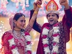 Sara Khan weds Krish Pathak in dreamy wedding ceremony. Sara Khan weds Krish Pathak in dreamy wedding ceremony.