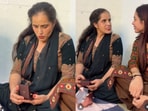 An Indian woman gifted her mother gold earrings for her birthday, and the emotional moment quickly won hearts on social media.