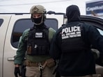 After the woman's vehicle was stopped, the border patrol agents found four foreign nationals inside.