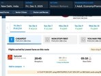 Screenshot of Makemytrip wesbite showing airfares for Bengaluru-Delhi route. Screenshot of Makemytrip wesbite showing airfares for Bengaluru-Delhi route.