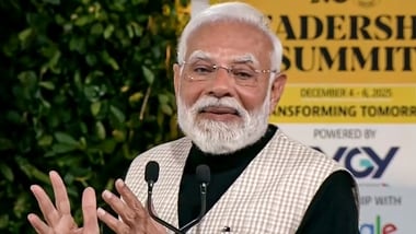 PM Modi, at HTLS 2025, also set a 10-year deadline for India to get to rid of the "colonial mindset".