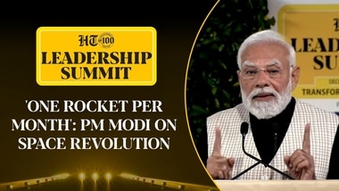 At the Hindustan Times Leadership Summit 2025, Prime Minister Narendra Modi praised India’s growing space sector.