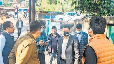Dhanbad deputy commissioner (DC) Aditya Ranjan said the administration is treating the situation with the “highest urgency” (HT Photo) Dhanbad deputy commissioner (DC) Aditya Ranjan said the administration is treating the situation with the “highest urgency” (HT Photo)