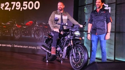 The major changes to the X440 T come from the rear third of the motorcycle.