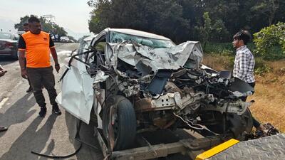 Locals and tourists around the area alerted police after hearing a loud crash.