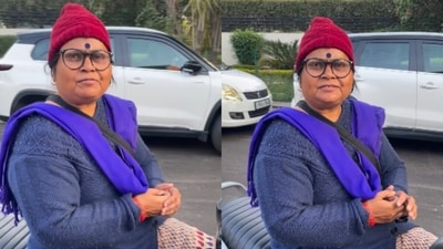 A 52-year-old Zepto delivery woman with disability was praised online after a customer shared her inspiring story. (Instagram/officialmalikaarora) A 52-year-old Zepto delivery woman with disability was praised online after a customer shared her inspiring story. (Instagram/officialmalikaarora)