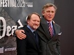 Rian Johnson found writing Wake Up Dead Man emotionally challenging, expressing complex feelings on faith through characters.  (Photo by JUSTIN TALLIS / AFP)