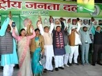 The parliamentary board of the Rashtriya Janata Dal (RJD) has decided that the party will contest municipal elections in Jharkhand (HT Photo)