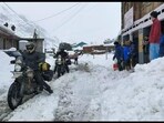 With the higher reaches of Himachal Pradesh continuing to experience cold nights, Kukumseri in the tribal district of Lahaul-Spiti recorded the state’s lowest minimum temperature on Sunday at minus 5.9 degrees Celsius. (PTI File) With the higher reaches of Himachal Pradesh continuing to experience cold nights, Kukumseri in the tribal district of Lahaul-Spiti recorded the state’s lowest minimum temperature on Sunday at minus 5.9 degrees Celsius. (PTI File)