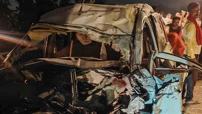 A 20-year-old student and his grandfather were killed on Sunday after a speeding truck hit their motorcycle on the Chinhat-Deva Road of Barabanki district, police said. (Representational/PTI)