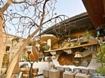 A view of the Romeo Lane Restaurant owned by Saurabh Luthra, owner of the Nightclub in Goa where the fire tragedy occurred resulting in the death of 25 people at Civil Lines, in New Delhi, on Monday. (Sanchit Khanna/ Hindustan Times)