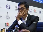 File image of India’s Grandmaster R Praggnanandhaa during the FIDE Chess World Cup 2025, in Panjim, Goa. (Eteri Kublashvili)
