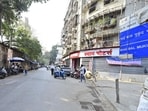 In Bhai Bal Mukund Marg, 20 of 30 structures are still yet to be removed. (Anshuman Poyrekar/HT Photo) In Bhai Bal Mukund Marg, 20 of 30 structures are still yet to be removed. (Anshuman Poyrekar/HT Photo)