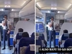 An IndiGo pilot who addressed the passengers on a Coimbatore-bound flight. An IndiGo pilot who addressed the passengers on a Coimbatore-bound flight.