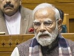 Prime Minister Narendra Modi speaking in the Lok Sabha during a discussion on the 150th anniversary of the national song 'Vande Mataram', during the winter session of Parliament, in New Delhi on Monday, December 8. Prime Minister Narendra Modi speaking in the Lok Sabha during a discussion on the 150th anniversary of the national song 'Vande Mataram', during the winter session of Parliament, in New Delhi on Monday, December 8.
