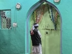 The courtyard is part of a Sufi shrine. The shrine is barely known in the city. (Mayank Austen Soofi)