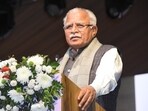Union minister Manohar Lal Khattar addressing the gathering during the ‘New Age Technologies-Vision 2047 panel discussion at the India International Science Festival (IISF) in Panchkula on Monday. (Sant Arora/HT) Union minister Manohar Lal Khattar addressing the gathering during the ‘New Age Technologies-Vision 2047 panel discussion at the India International Science Festival (IISF) in Panchkula on Monday. (Sant Arora/HT)