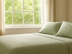 Fresh bed cover set, bringing charm and comfort during the cheerful buzz of Myntra EORS.(AI generated)