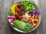 Make sure your plate is full of green veggies. Make sure your plate is full of green veggies.