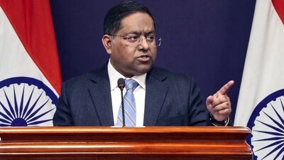 MEA spokesperson Randhir Jaiswal added that such individuals pose a threat not only to India and the UK but to people across the world. (ANI Video Grab) MEA spokesperson Randhir Jaiswal added that such individuals pose a threat not only to India and the UK but to people across the world. (ANI Video Grab)